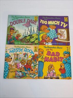 The Berenstain Bears Book Set Frim the 80s - Bundle of 4